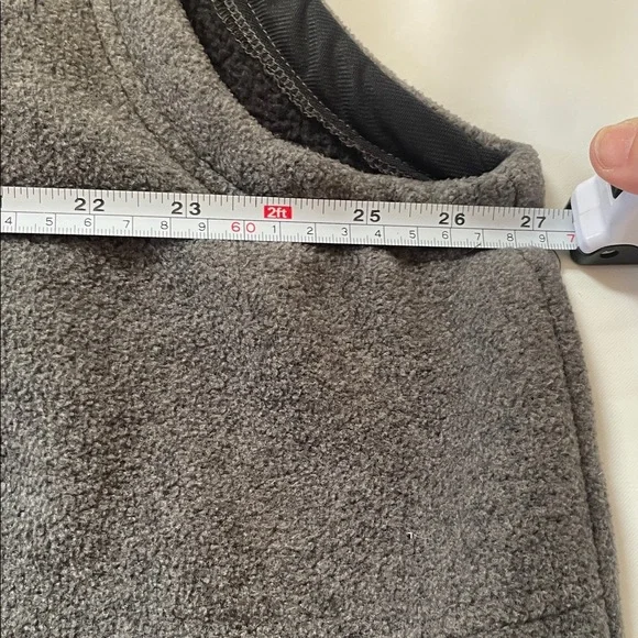 Orvis Gray and Brown Fleece Vest - Picture 4 of 9